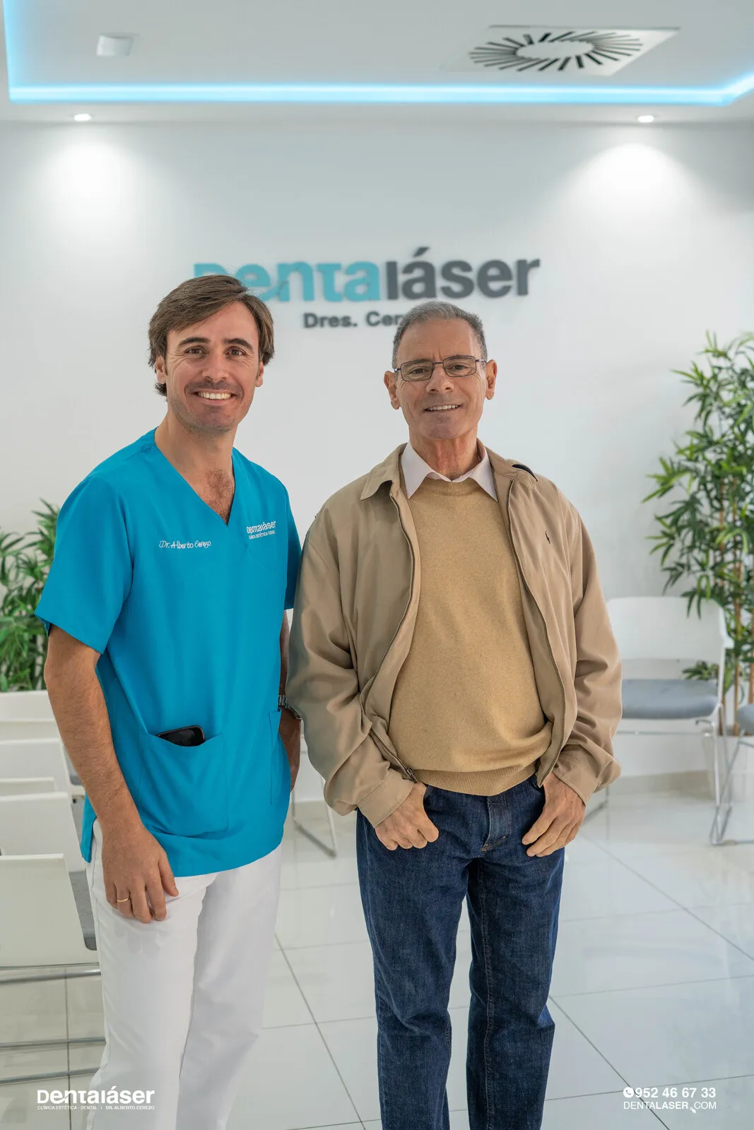 Resultado de estética dental en Dentaláser